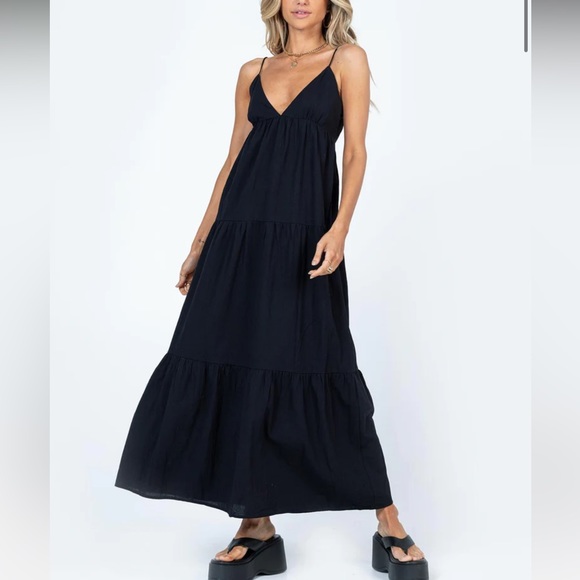 Princess Polly Dresses & Skirts - PRINCESS POLLY CHELSEA MAXI DRESS BLACK